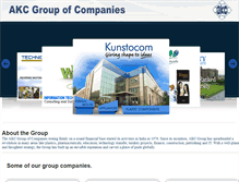 Tablet Screenshot of akcgroup.com